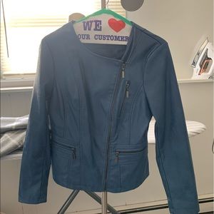 Alfani women’s Faux leather a jacket Size Small